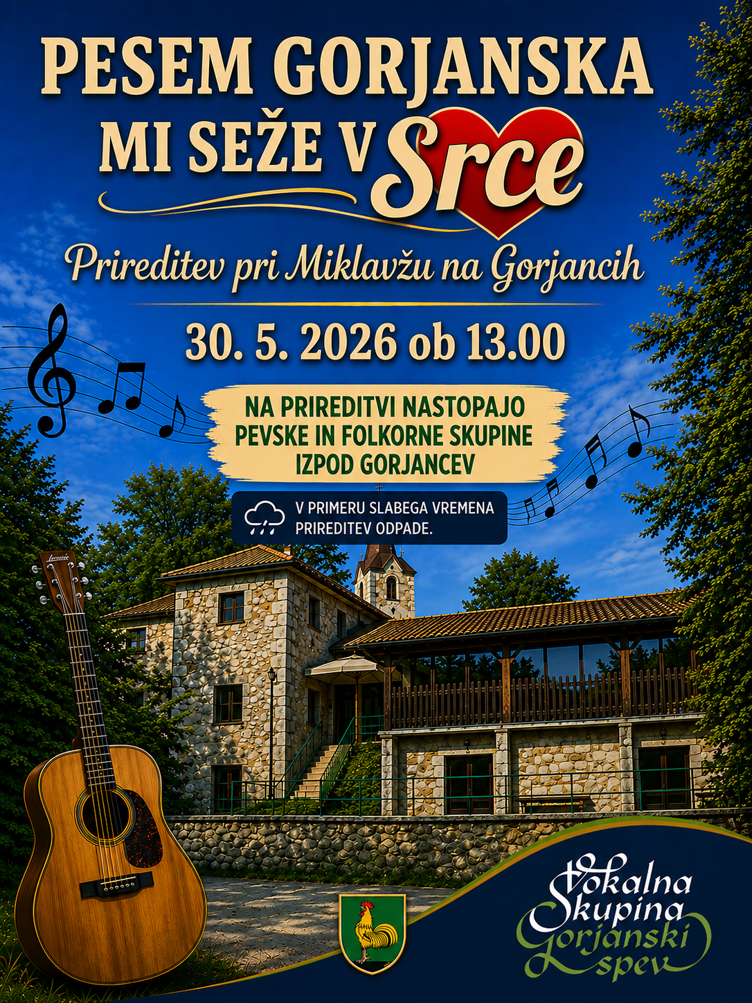 Pesem gorjanska mi seže v srce